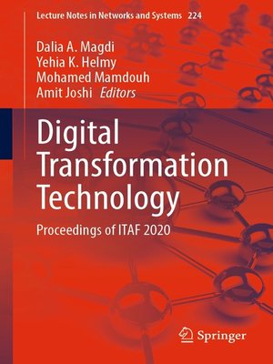 cover image of Digital Transformation Technology
